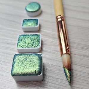 Sea Spray / Colorshift / Handmade Watercolor Paint