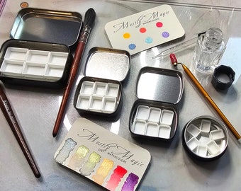 Custom Color Collection Palette, Handmade Watercolor Paint Set