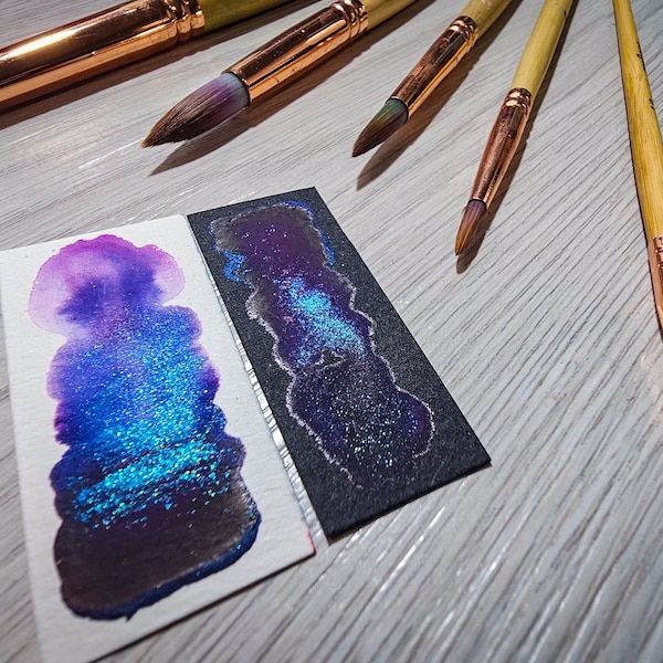 Astro(nomical) Twilight / Magic Shift / Handmade Watercolor Paint Pans