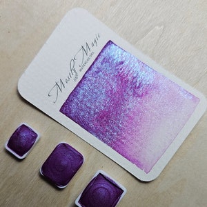 Penstemon / Paint Drop Card / Pittura ad acquerello fatta a mano
