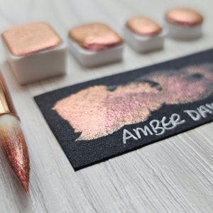Amber Dawn / Colorshift / Handmade Watercolor Paint