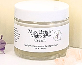 Max Bright Night-time Cream MSM, Vit C, Licorice & Bearberry