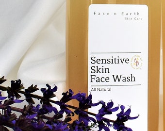 Sensitive Skin Face Wash Fragrance Free Vegan 6.5oz