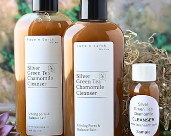 Colloidal Silver Green Tea Chamomile Cleanser VEGAN