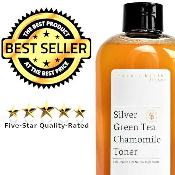 Colloidal Silver Green Tea and Chamomile Toner Vegan