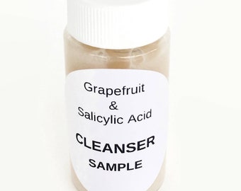 Deep Pore Cleanser SAMPLE for Acne, Rosacea and Deep Pores - Grapefruit & Rosehip Extract, Salicylic Acid  - VEGAN