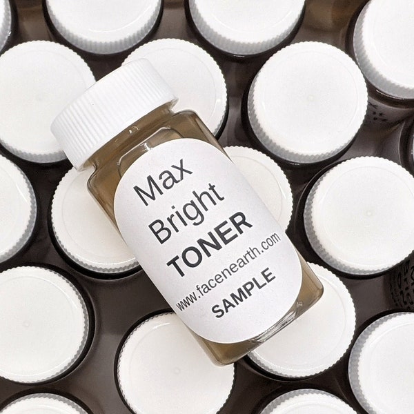 Max Bright Toner SAMPLE brighten skin tone pH Balanced