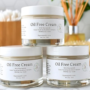 Niacinamide B3 Oil-Free Cream MSM Zinc Oxide Vegan