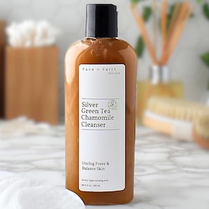 Colloidal Silver Green Tea Chamomile Cleanser VEGAN