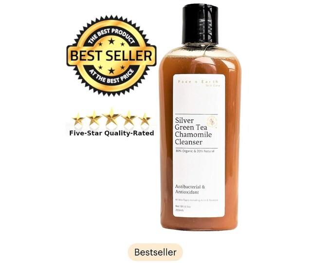 ACNE CLEARING CLEANSER Natural Acne Treatment Face Wash Gentle Acne Treatment Acne Face Wash Tea