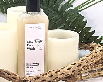 Max Bright Cleanser brighten skin tone 6.7oz Vegan