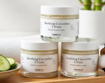 Sensitive Skin Face Cream | Fragrance-Free Gentle Moisturizer - Vegan