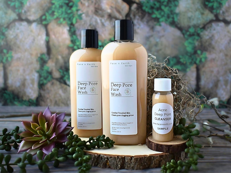Deep Pore Face Wash | Purifying White Willow Bark Cleanser for Oil-Prone Skin 1.5 oz Sample