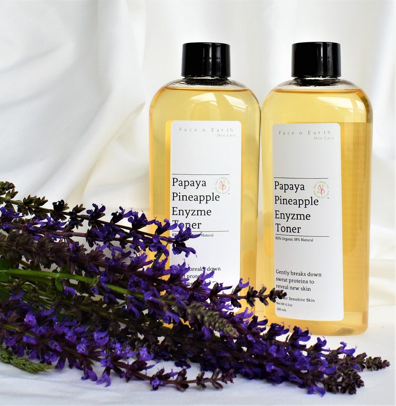 Organic Papaya Pineapple Enzyme & Niacinamide Toner Etsy