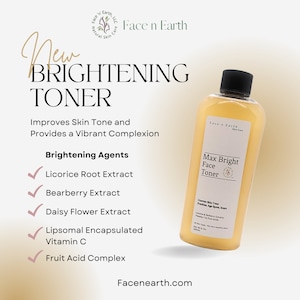 Max Bright Vitamin C & Licorice Toner image 1