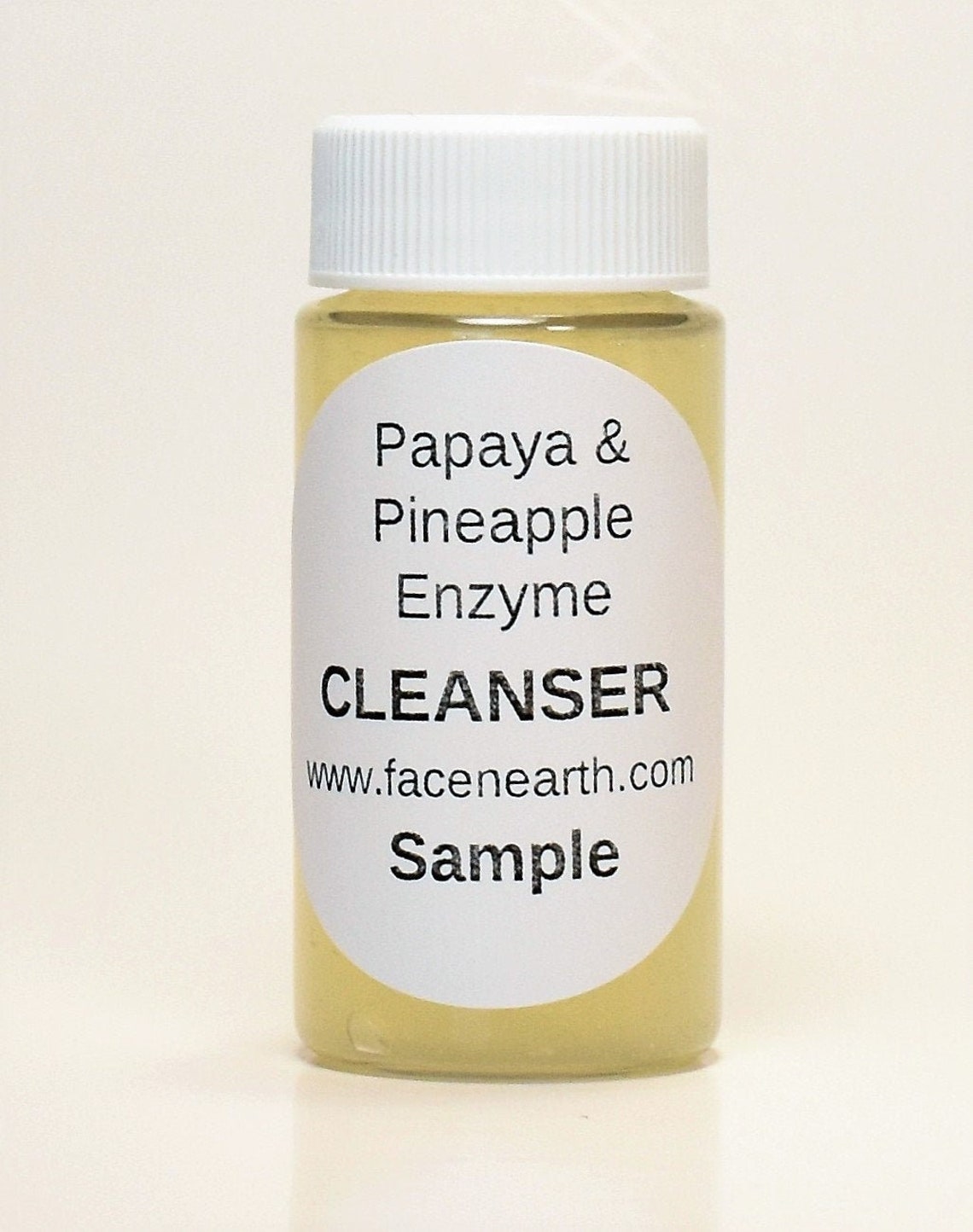 SAMPLE Pineapple & Papaya Enzyme Brightening Cleanser Vegan Etsy