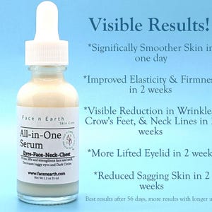 NEW All-in-One Serum for Eyes, Face, Jawline, Neck & Chest