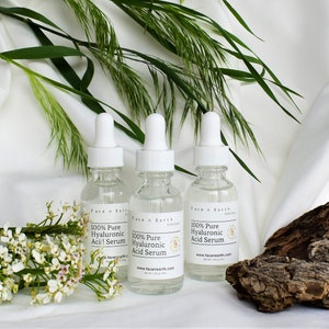 Pure Hyaluronic Acid Serum | Plant Based | Double Strength Hydrating Serum image 5