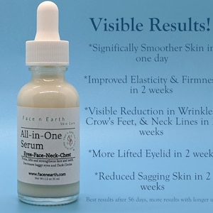 NEW All-in-One Serum for Eyes, Face, Neck & Chest