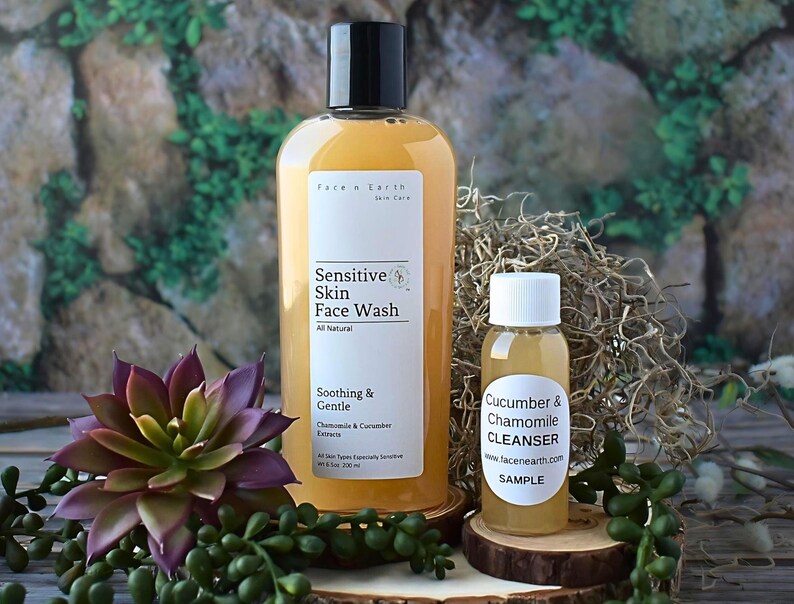 Sensitive Skin Face Wash Natural ingredients