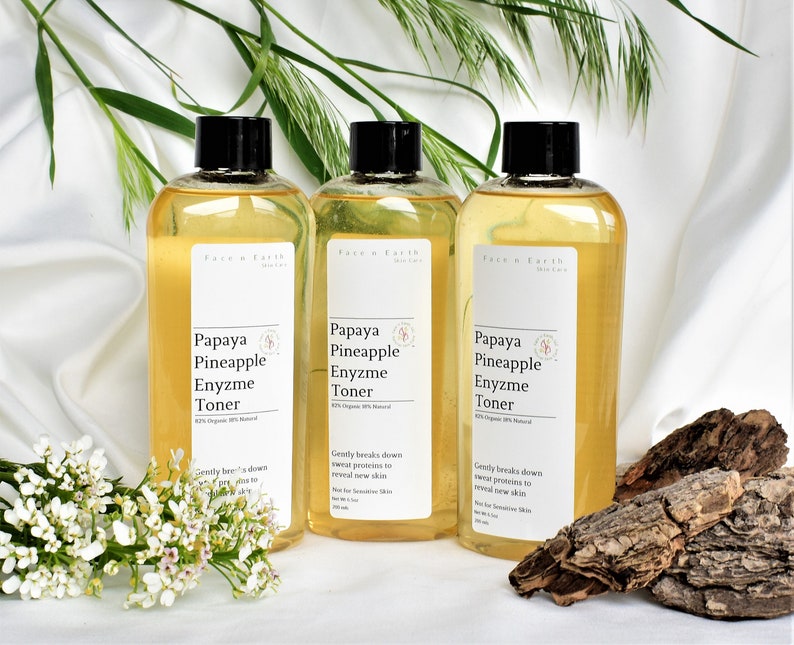 Organic Papaya Pineapple Enzyme & Niacinamide Toner Etsy