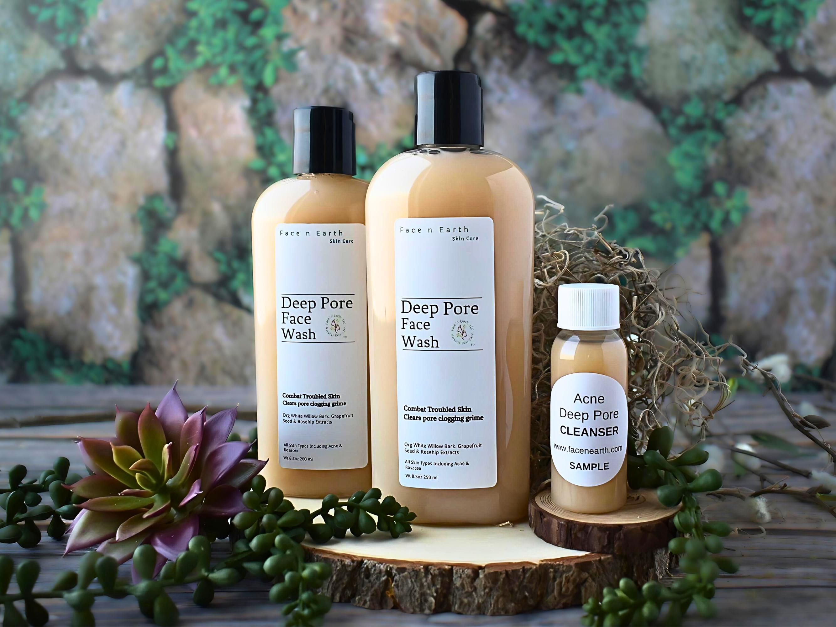 Deep pore face cleanser discount