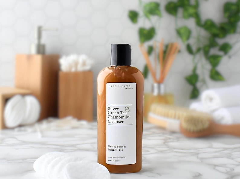 Silver acne soap cleanser