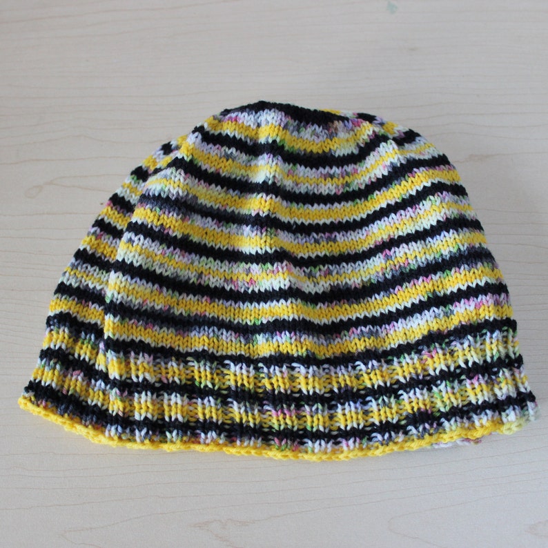 Bee Stripes Slouchy Beanie