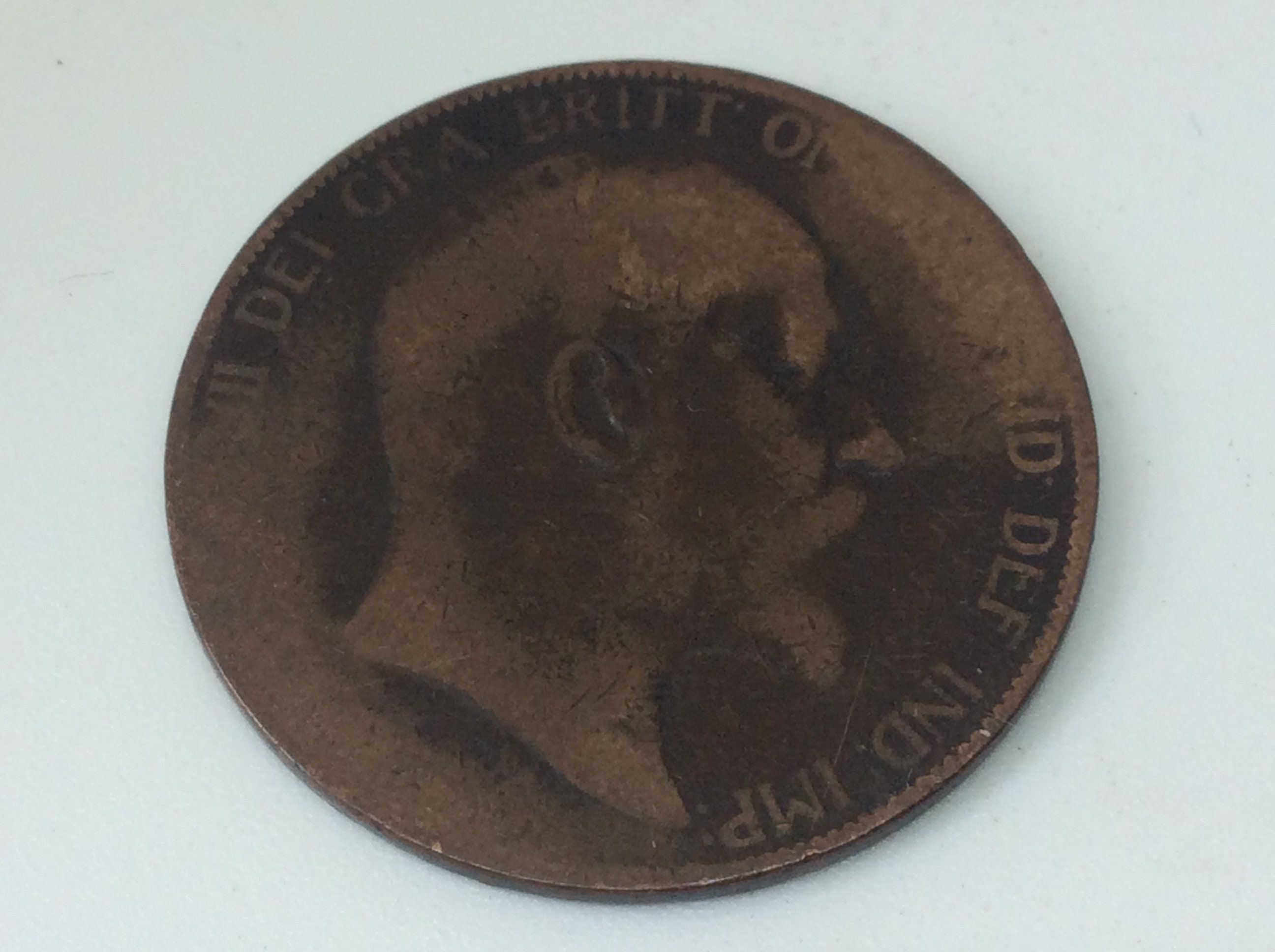 Image of 1904 King Edward Vii Britannia Penny Coin