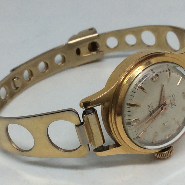 Vintage Arly 17 Jewels Incabloc Ladies Mechanical Wristwatch Wrist Watch - Date Watch