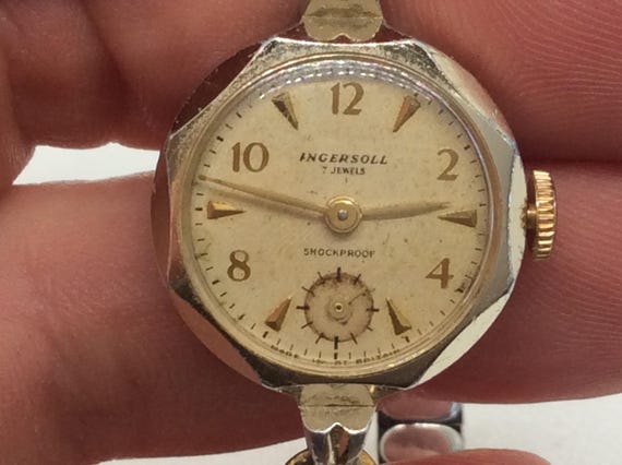 Vintage Ingersoll Ladies 7 Jewels Mechanical Wristwatch Wrist Watch Etsy Canada