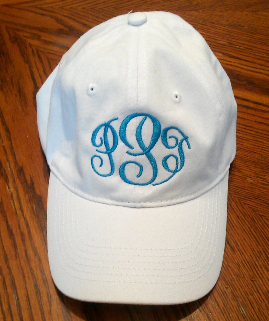 Monogram Baseball Cap Etsy