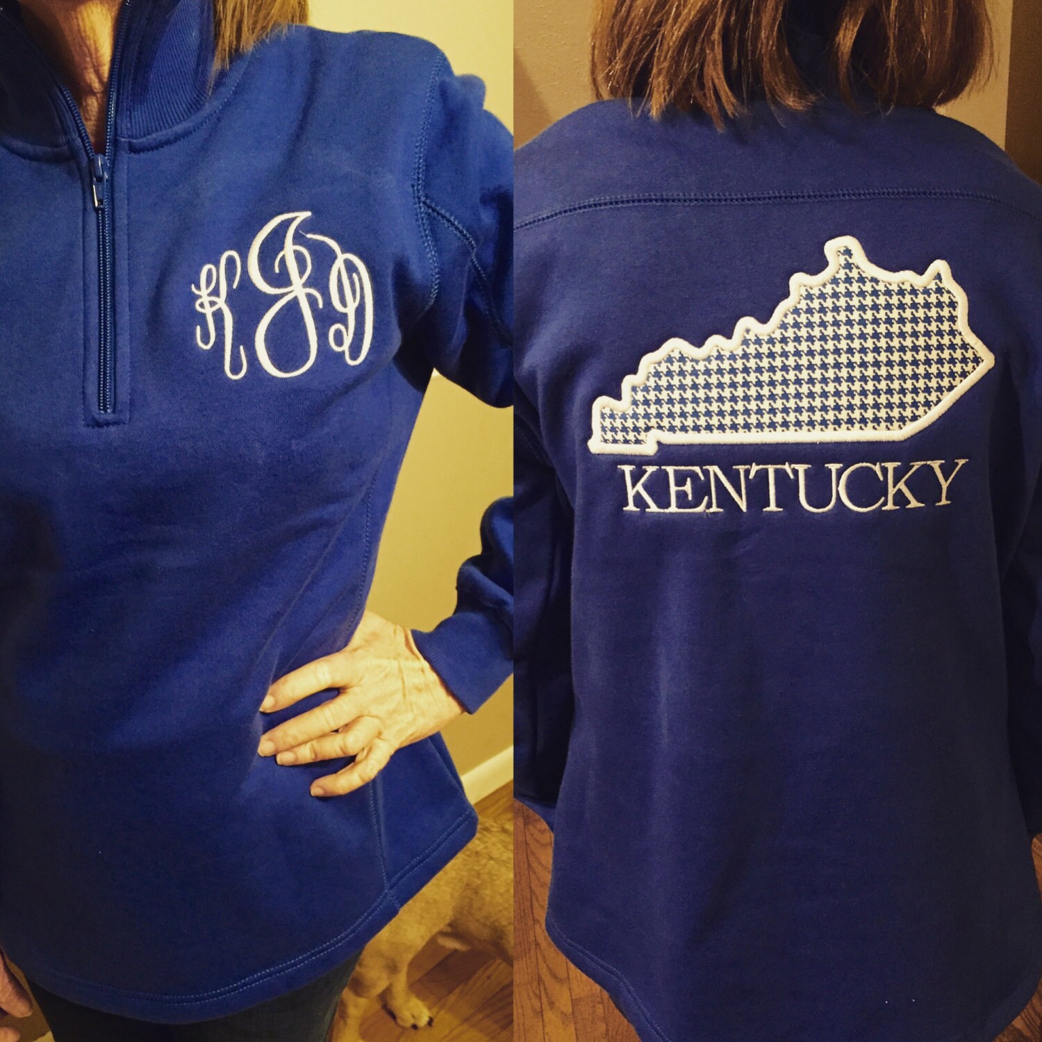 Kentucky Monogram pullover