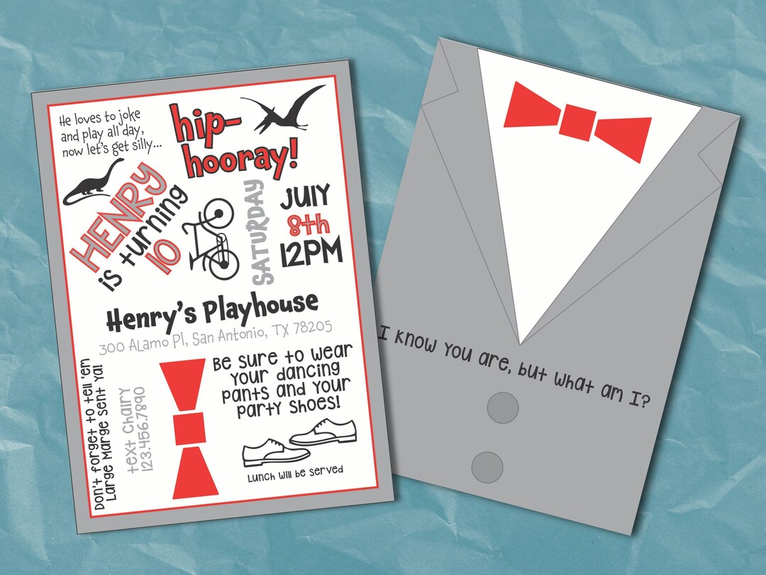 Whimsical Pee-wee’s Playhouse Party Pack for Kids | Personalized Invitation  \u0026 Decor | Print at Home - Etsy Israel, image size:1080x810
