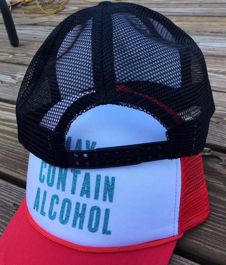 May Contain Alcohol Trucker Hat zdjęcie 2