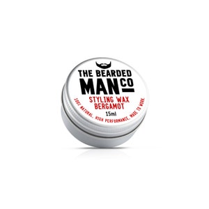 Bergamot Moustache Wax 1 x 15g Tin