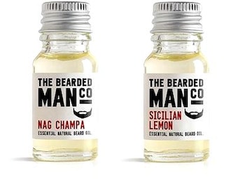 Natürliches Bartöl-Set - Bio-Basisöle, Geschenk für Ihn