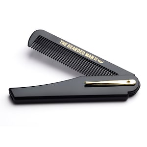 002 The Bearded Man Company Gents Beard Folding Pocket Comb image 2