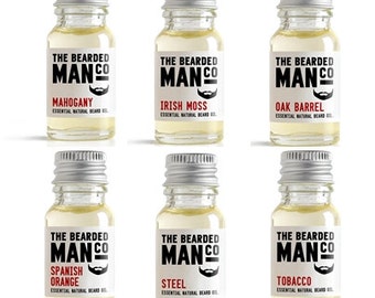 Alle 6 - Bart-Öl-Geschenke für Männer formuliert mit natürlichen und organischen Base Öle großes Geschenk für ihn