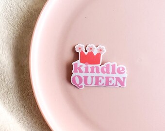 Kindle Queen Sticker | Kindle Sticker | Vinyl Sticker, Stickers, Book Stickers, Book Lover Gifts, Sticker, Bookish Sticker