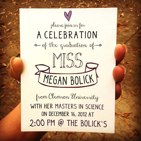 Items similar to Graduation Invitation Digital File on Etsy