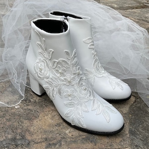 Buy White Feather Boots Online In India Etsy India
