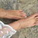 Gold Rhinestone beaded barefoot sandals..beach wedding barefoot sandals..yoga carnival accessories..foot jewelry..bridesmaid barefoot sandal 