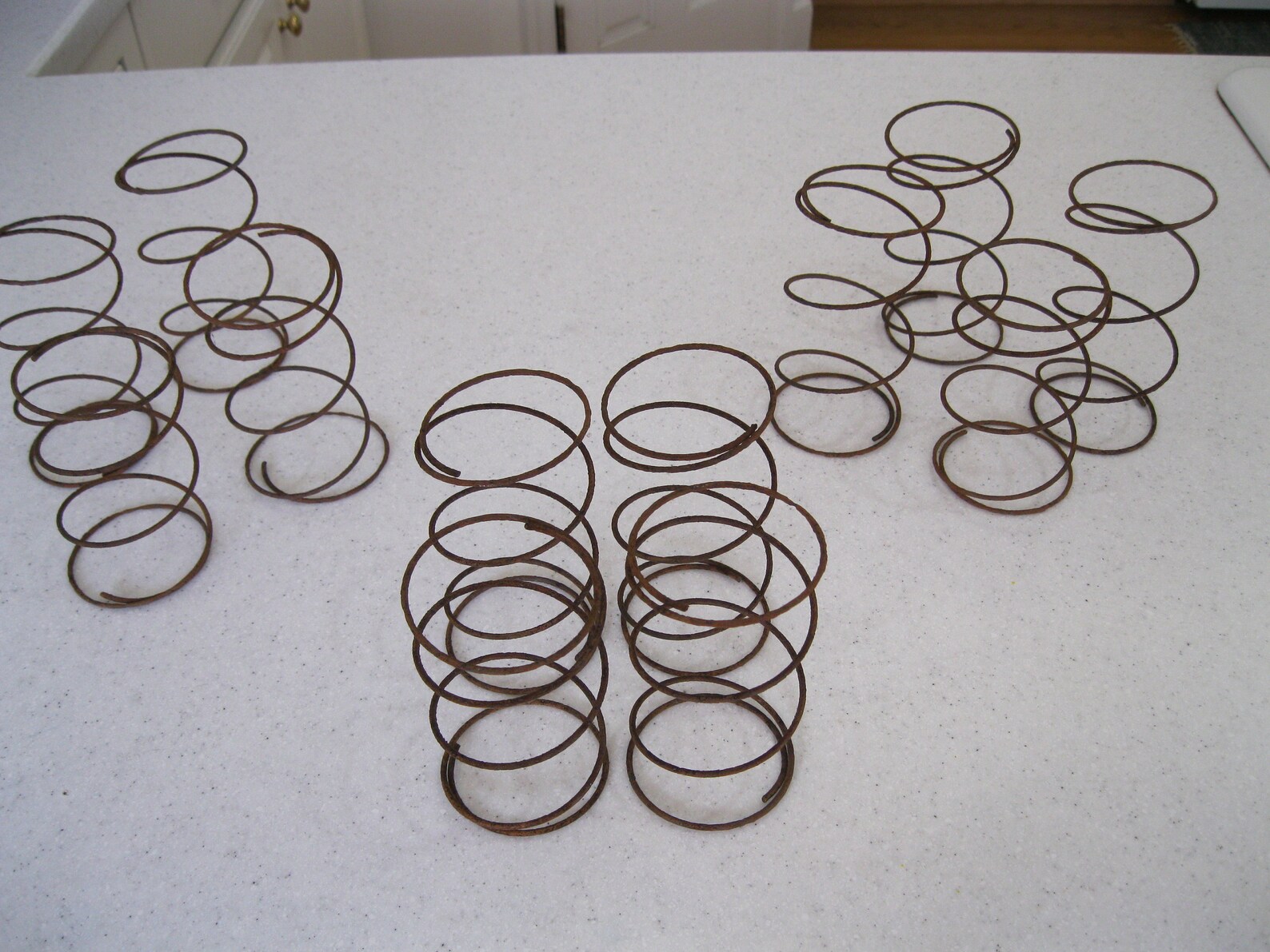 Four Vintage Rusty Auto Seat Springs | Etsy