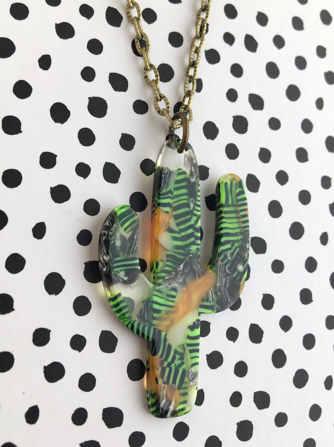 Cactus Necklace Cacti Succulent Desert Plant Gardener Etsy.de