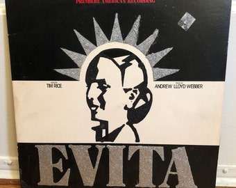 Evita Glittered Album // Musicals // Records // Glitter // Evita // Record Album