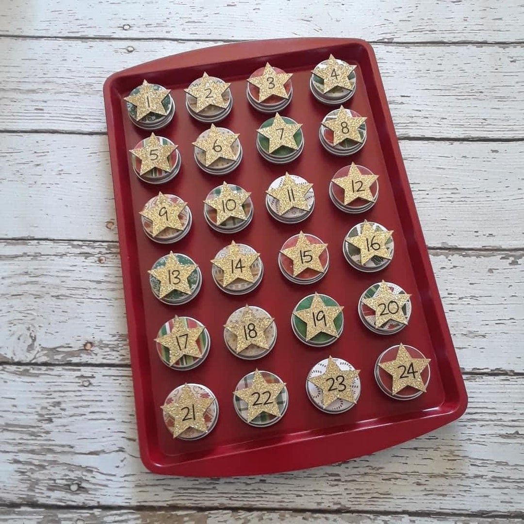 Merry Christmas Happy Holidays Advent Calendar Christmas Etsy