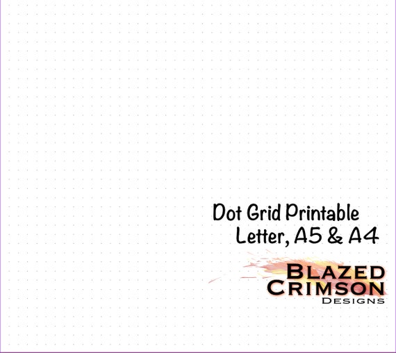 Dot Grid Printable Bullet Magazine - Planner Web pages - Letter, A4, A5 Sheets Provided PDF photo regarding A5 Dot Grid Printable referred to as Dot Grid Printable Bullet Magazine - Planner Web pages - Letter, A4, A5 Sheets Integrated PDF