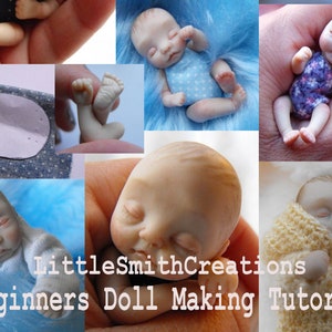 Beginners Doll Making Tutorial for OOAK Polymer Clay Art Dolls