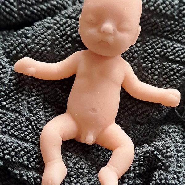 3.25 Inch (8.5cm) Silicone Baby Boy Blank for you to Finish